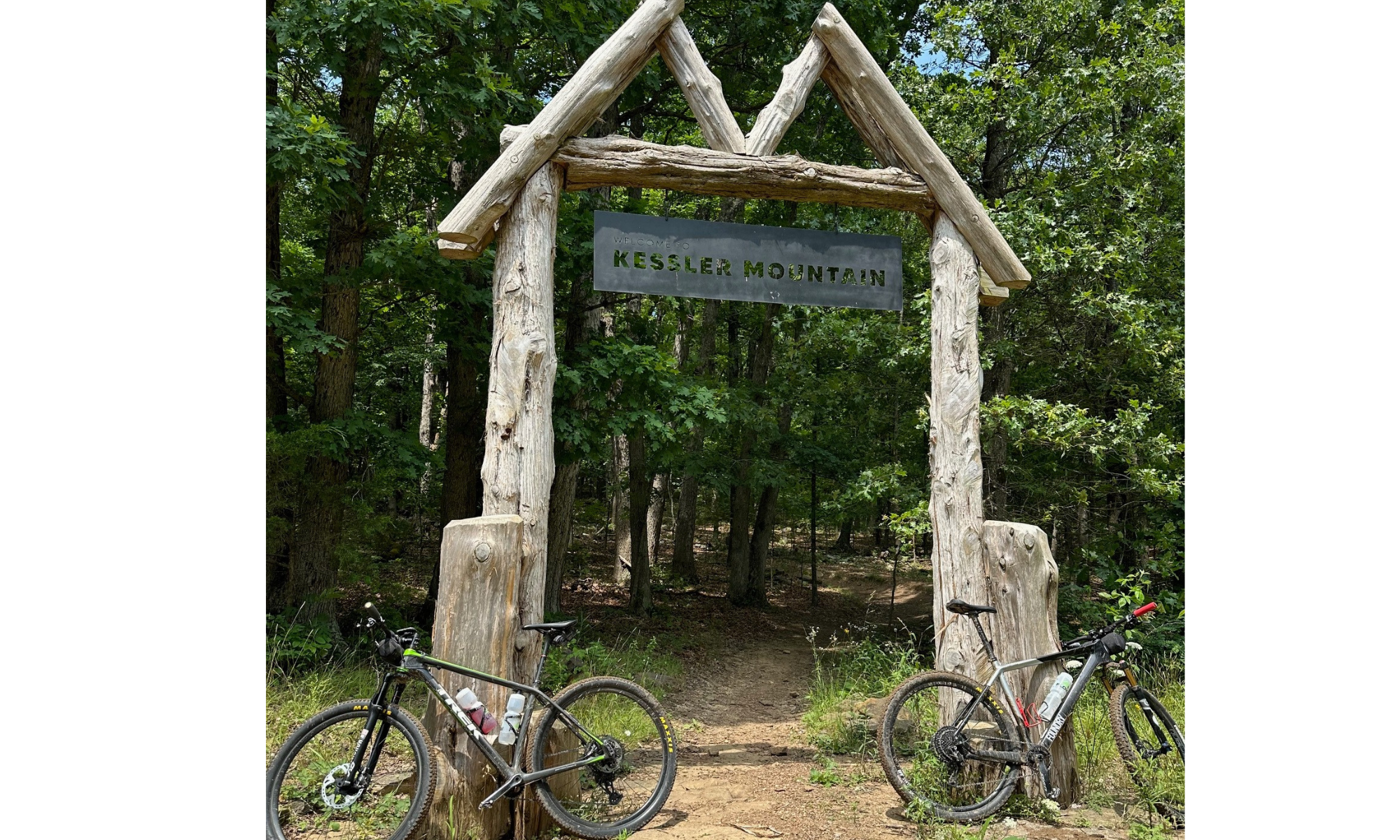 Cycling through Mt Kessler